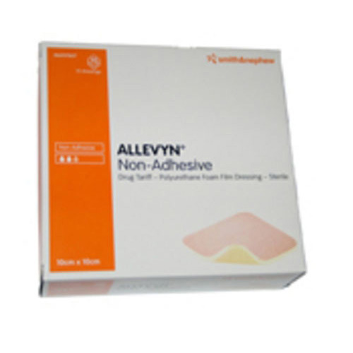 (2) S&amp;N 알레빈 ALLEVYN Standard Non-adhesive Hydrocellular 박스(카톤) 비접착성 5cmX5cm ★ 10팩
